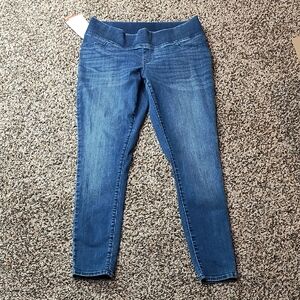 Isabel | Women's MATERNITY Dark Blue Stretch Denim Jeggings